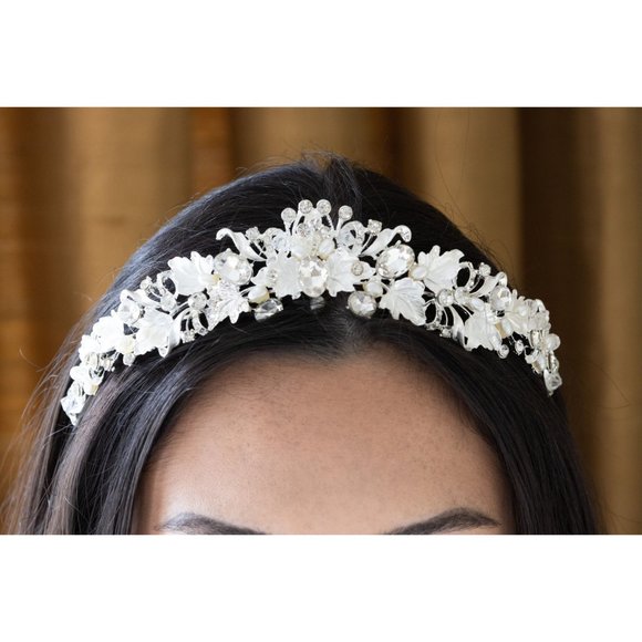 Bridal Headband Crystal, Wedding Headband, Wedding Tiara, Wedding Headpiece - Picture 10 of 10